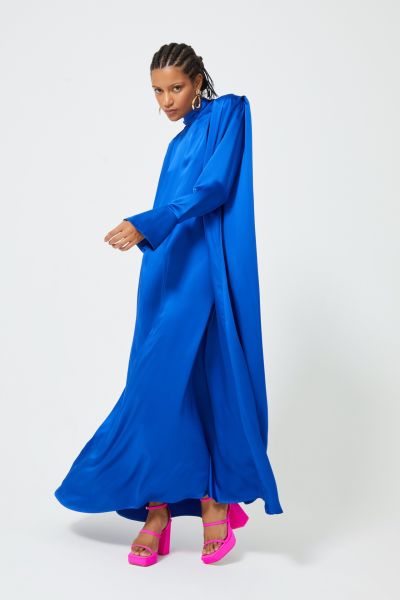 Saten Elbise Saks S/M