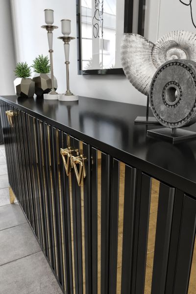 Dubai - 160 Cm Konsol SİYAH GOLD