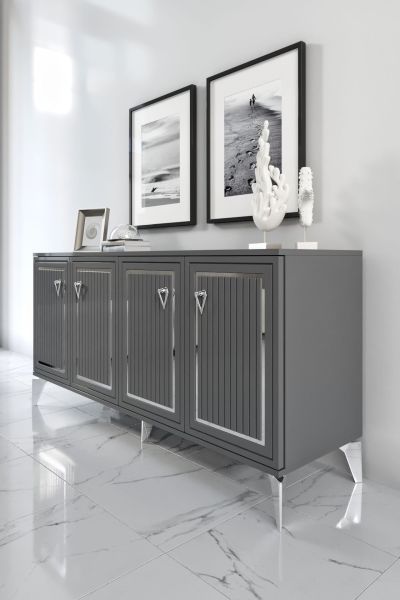 Trend - 160 Cm Konsol ANTRASİT GÜMÜŞ